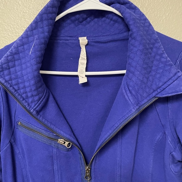 Lululemon Royal Blue Zipped Sweatshirt Jacket (10) - Picture 3 of 3